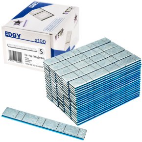 STIX Edgy Slim 60 g självhäftande balanseringsvikter – 5 g + 10 g, 100 remsor