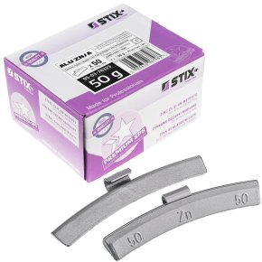 STIX ZN/A 50 g balanseringsvikter i zink för aluminiumfälg – 50 st