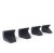 Plastskyddsbackar 4-pack till Weber STM-101, STM-102, STM-121-L och STM-122