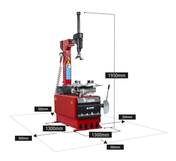Däckomläggare Automatisk REDATS M-250F 230V