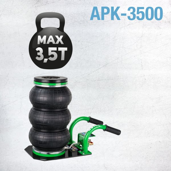 STIX APK-3500 pneumatisk luftkuddsdomkraft 3,5 ton