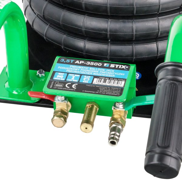 STIX APK-3500 pneumatisk luftkuddsdomkraft 3,5 ton