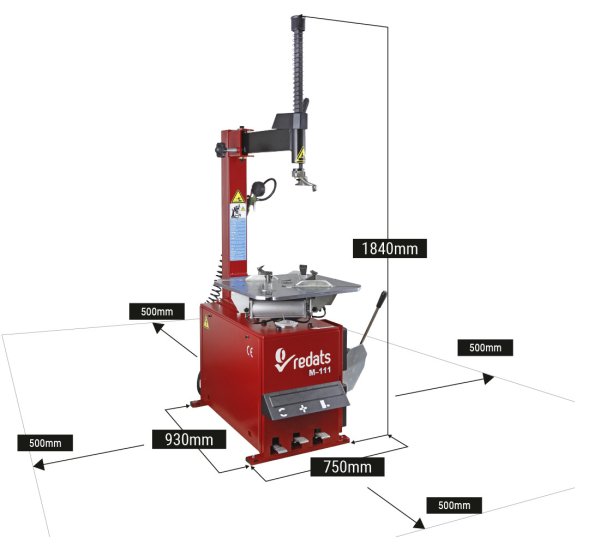 Däckbytare REDATS M-111 400V 