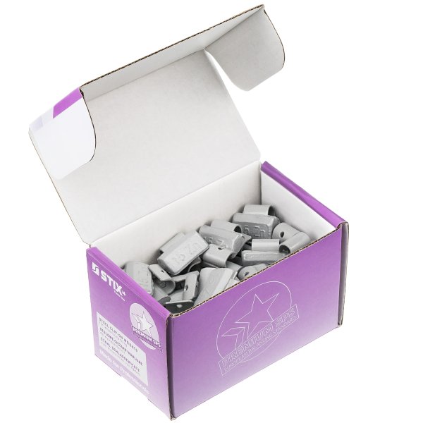 STIX ZN/A 20 g balanseringsvikter i zink för aluminiumfälg – 50 st
