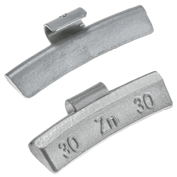STIX ZN/A 30 g balanseringsvikter i zink för aluminiumfälg – 50 st