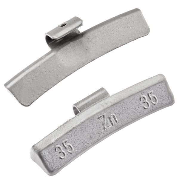 STIX ZN/A 35 g balanseringsvikter i zink för aluminiumfälg – 50 st