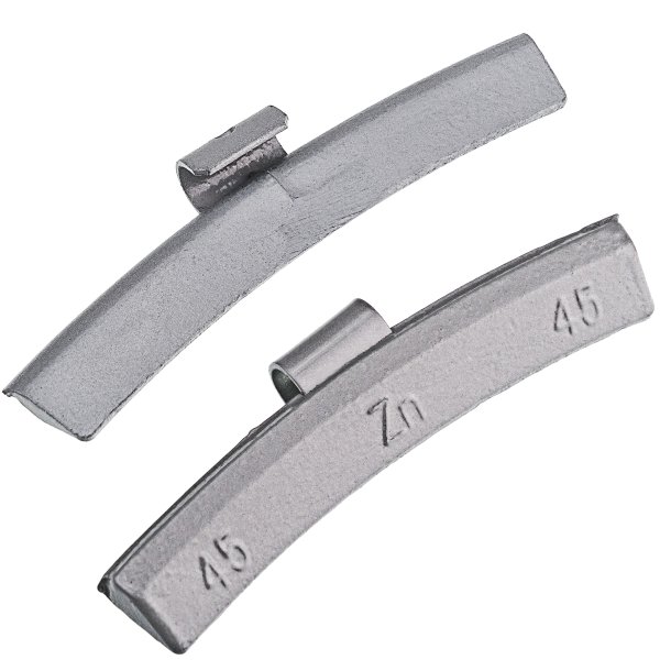 STIX ZN/A 45 g balanseringsvikter i zink för aluminiumfälg – 50 st