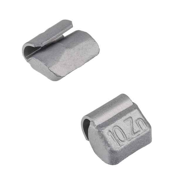 Slagvikter i zink för stålfälgar, 10 g (50 st)