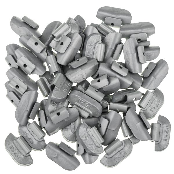 Slagvikter i zink ZN/S 15 g för stålfälgar (50 st)