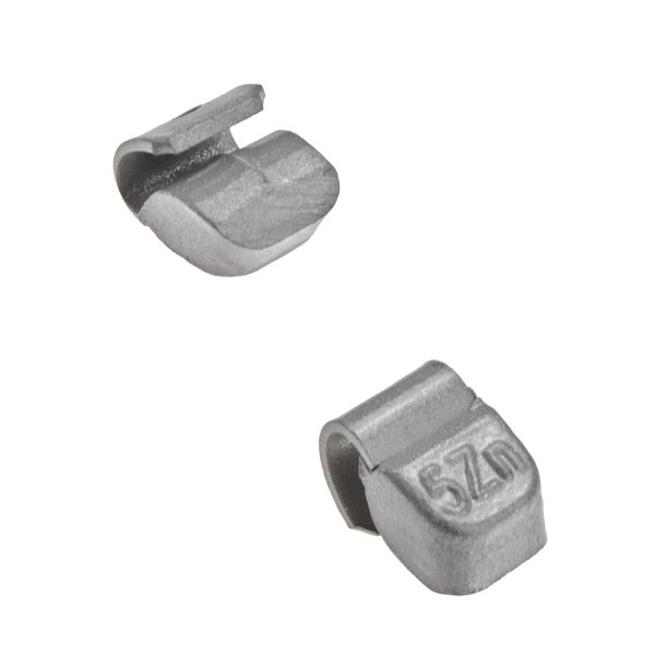 Slagvikt i zink ZN/S 5 g för stålfälgar (50 st)