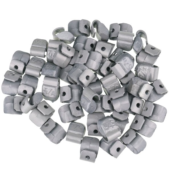 Slagvikt i zink ZN/S 5 g för stålfälgar (50 st)