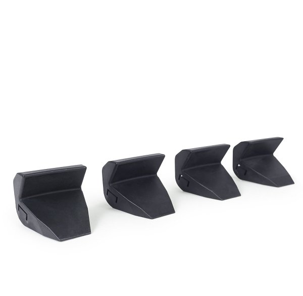 Plastskyddsbackar 4-pack till Weber STM-101, STM-102, STM-121-L och STM-122