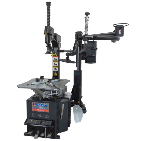 Weber STM-122 + Präzision-XL 3D däckmaskinpaket med hjälparm och 230-delars verkstadsvagn