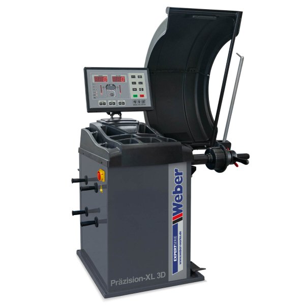 Weber STM-122 + Präzision-XL 3D däckmaskin & balanseringsmaskin med hjälparm