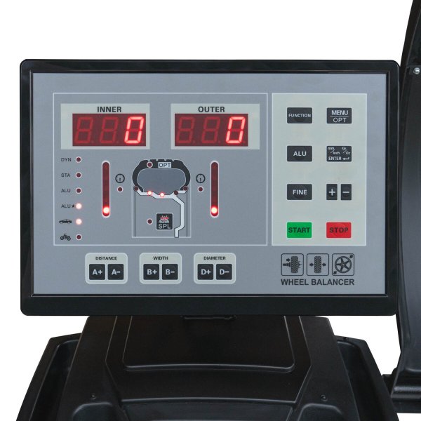 Weber STM-122 + Präzision-XL 3D däckmaskin & balanseringsmaskin med hjälparm