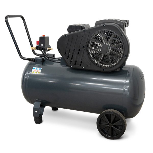 Verkstadskompressor 230 V / 10 bar / 100 l tank