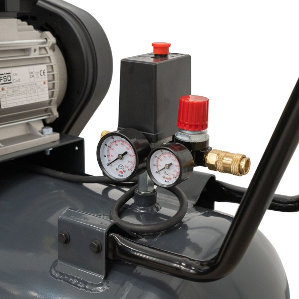 Verkstadskompressor 230 V / 10 bar / 100 l tank