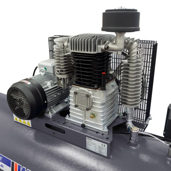 Verkstadskompressor 400 V / 10 bar / 500 l tank