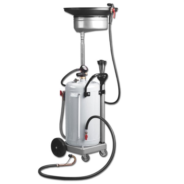 Spilloljevagn transp.90l med oljesug pneumatisk tömmning